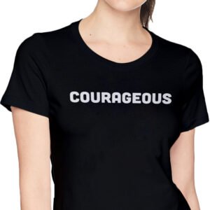 Courageous Cotton Women Regular Fit T-shirt - Image 2