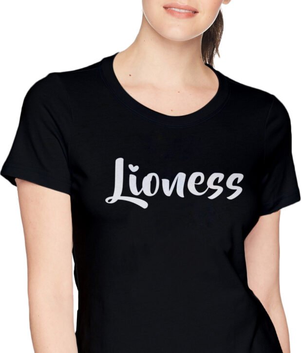 Lioness Cotton Women Regular Fit T-shirt - Image 2