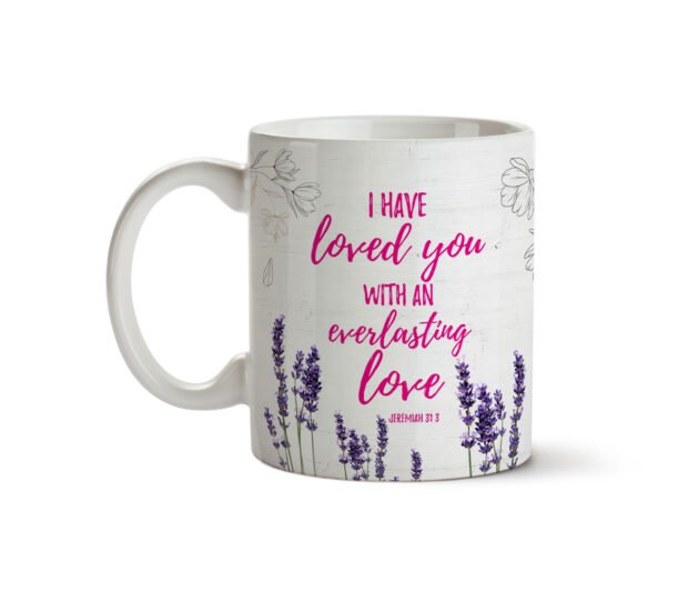 Everlasting Love ceramic mugs for gifts