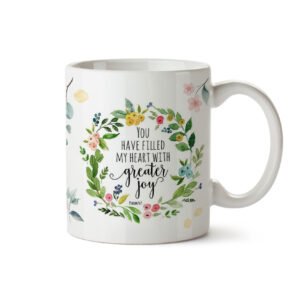 Filled My Heart With Joy ceramic Mugs