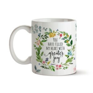 Filled My Heart With Joy ceramic Mugs