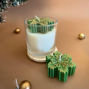 Snowflake Candles with Jar