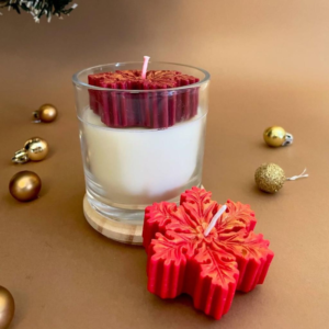 Snowflake Candles with Jar