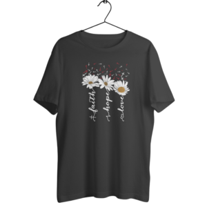 Faith Hope Love Gospel – Summer Collection Round Neck Cotton T-Shirt for Women