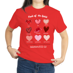 9 Fruit of the Spirit Women’s Regular Fit Cotton T-Shirt