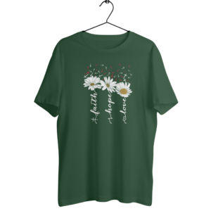 Faith Hope Love Gospel – Summer Collection Round Neck Cotton T-Shirt for Women