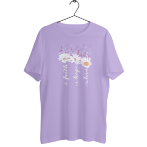 Faith Hope Love Gospel – Summer Collection Round Neck Cotton T-Shirt for Women