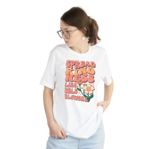 Spread Kindness white ovrsize tshirt